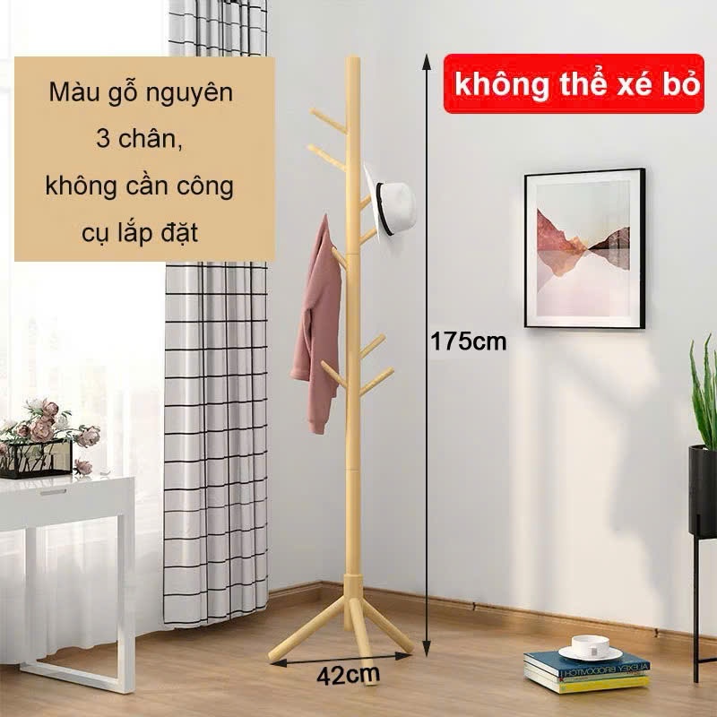 Cây Treo Mũ Gỗ - Giá Treo Đồ Thông Minh, Treo Túi Xách Tiết Kiệm Không Gian | BigBuy360 - bigbuy360.vn
