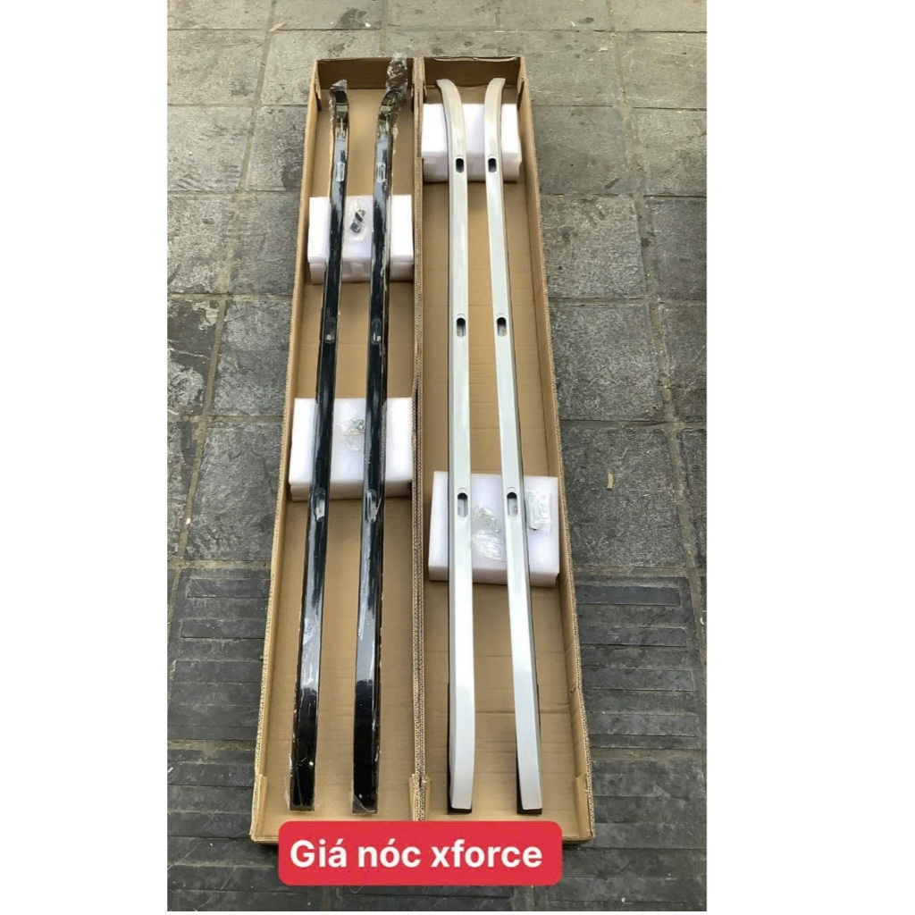 Thanh giá nóc dọc thấp xe Xpander, Chất liệu nhôm cao cấp - HPCAR. Bắt vít chắc chắn zin theo xe, tự