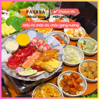 Giấy lót chảo đá, chảo gang nướng thịt chịu nhiệt, chống dính 2 mặt cho nhà hàng, quán nướng buffet BBQ PAHANA