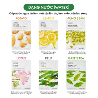 (Gift) 4 Mặt Nạ THE FACE SHOP Real Nature Green Tea Face Mask 20g (Gz)