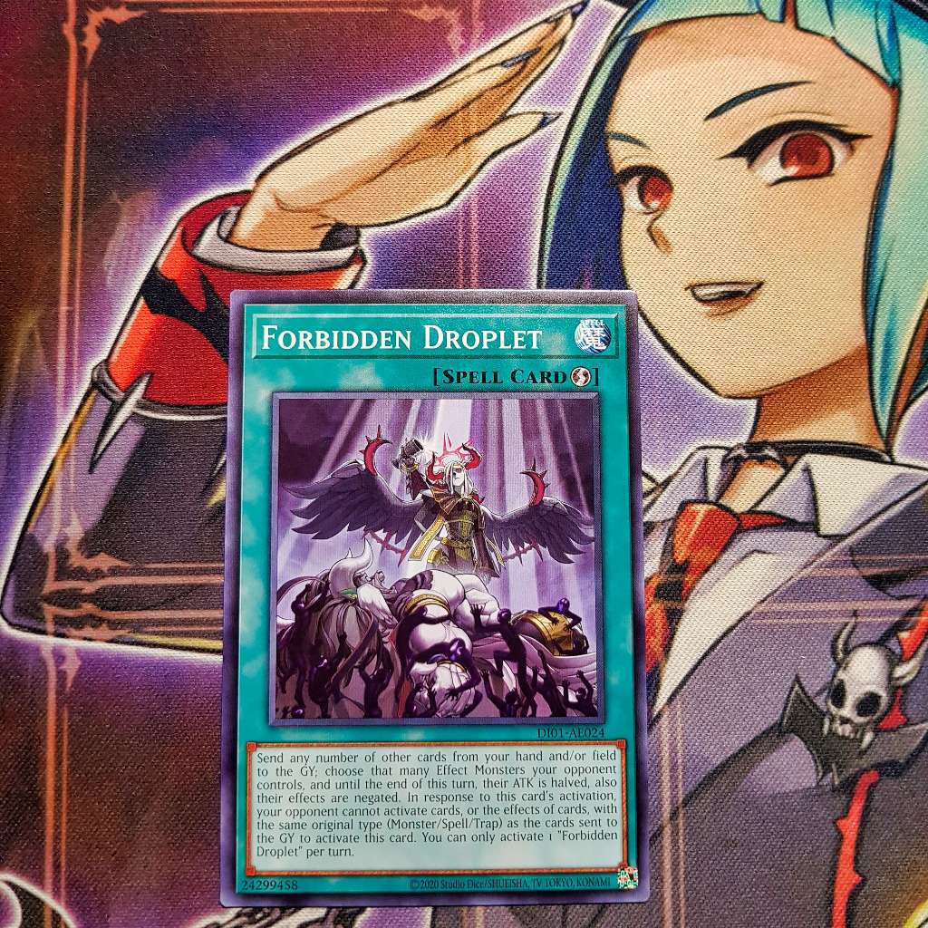 Thẻ bài Yugioh chính hãng | Forbidden Droplet (AE) | Common.