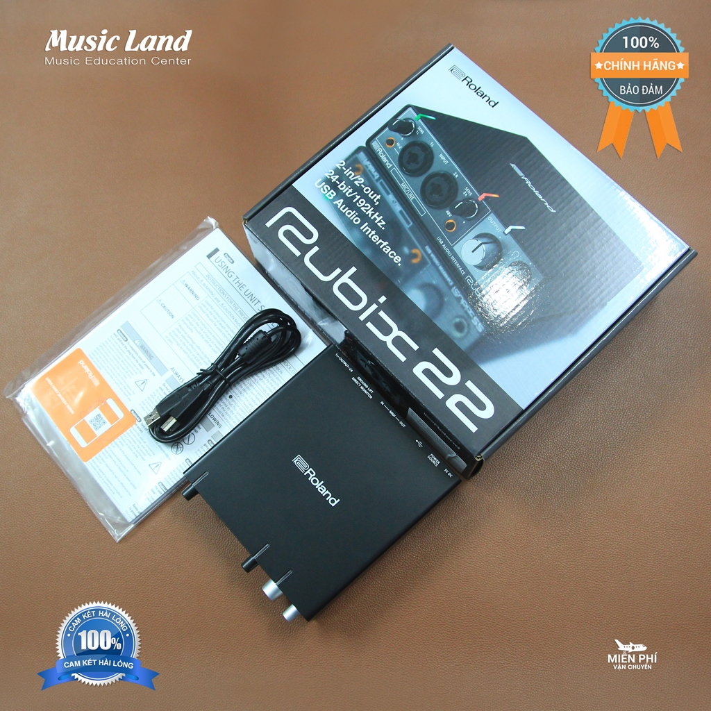 Sound Card Âm Thanh Roland Rubix 22 - Chính Hãng