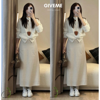 [ĐỌC KỸ MÔ TẢ] Chân Váy LINEN THÔ Dáng Dài 88cm Có Lót Trong (ẢNH OLDSCHOOL) Giveme.clothing_saigon