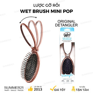 Lược gỡ rối WET BRUSH MINI POP FOLD ELETRPLTE-LPINK