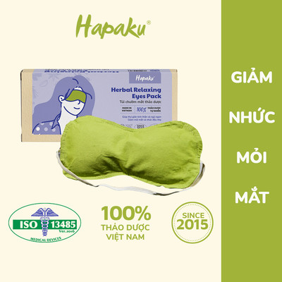 Túi Chườm Mắt Thảo Dược Hapaku, Giảm Nhức Mỏi Mắt, Thư Giãn Ngủ Ngon, Mặt Nạ Mắt Chườm Nóng