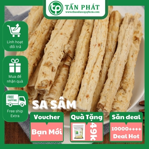 [Hàng Công Ty] - Sa sâm (bắc sa sâm) sấy khô tấn phát