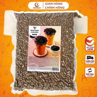 Trân châu đen nấu trà sữa, Trân châu mini đường đen túi 1kg