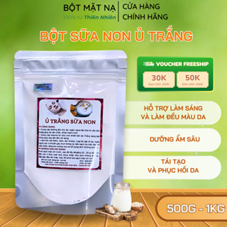 [1kg] Bột sữa non nguyên chất - Dưỡng ẩm, trắng hồng, mờ thâm nám - Bột mặt nạ thiên nhiên
