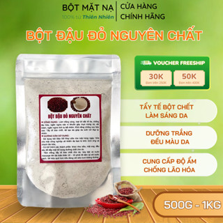   1kg  Bột đậu đỏ nguyên chất đắp mặt trắng da - Bột mặt nạ thiên nhiên 