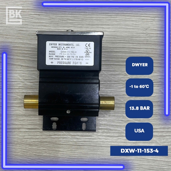 Cảm biến áp suất, Dwyer, DXW 11 153 4