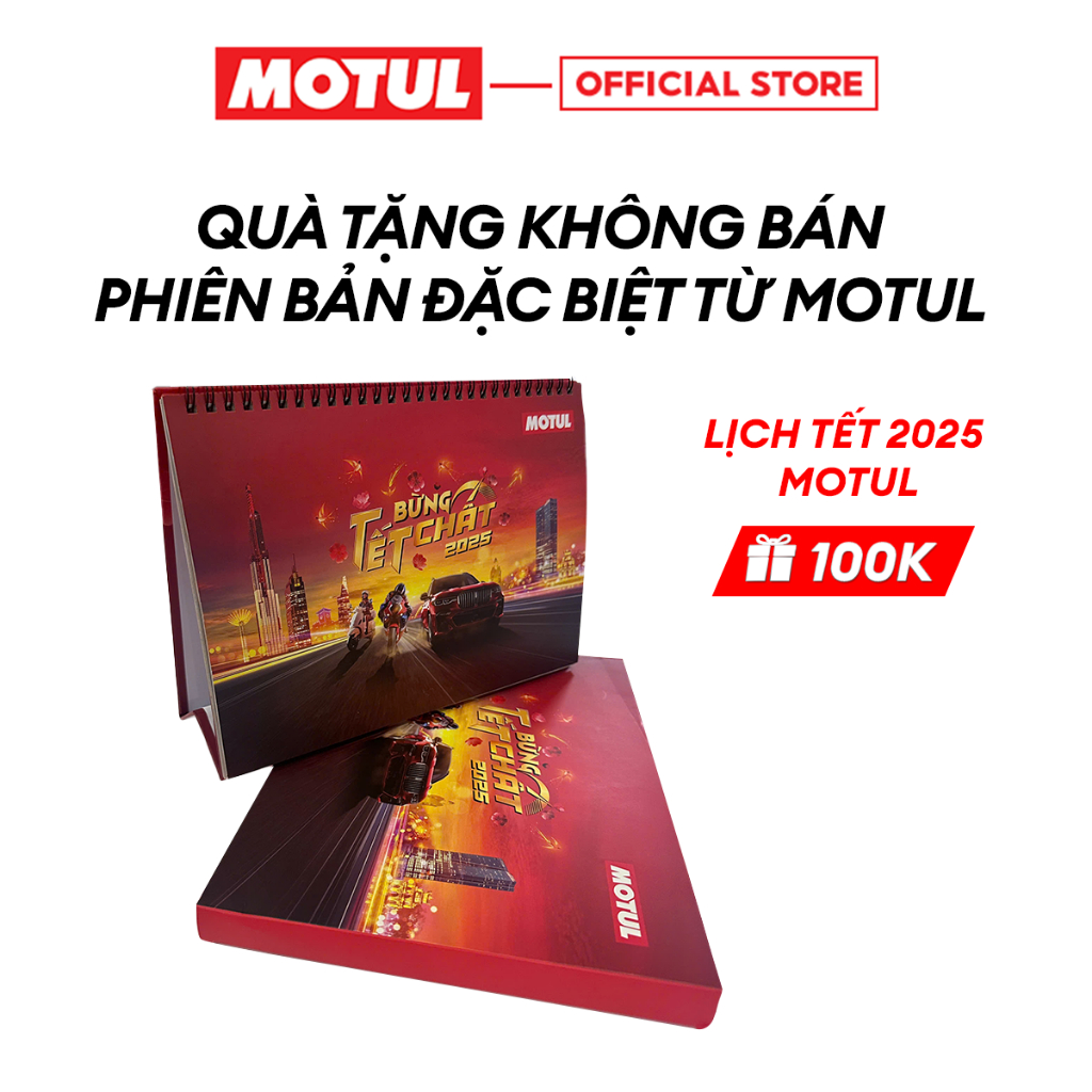 [QUÀ TẶNG KHÔNG BÁN] Lịch Tết Motul 2025