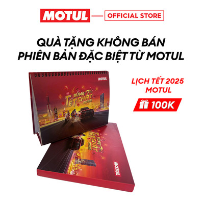 [QUÀ TẶNG KHÔNG BÁN] Lịch Tết Motul 2025