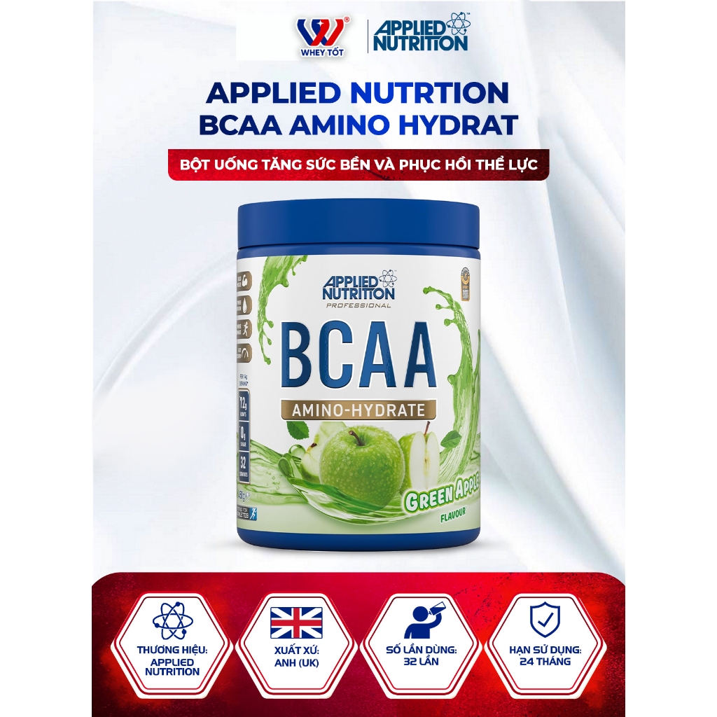 BCAA Amino Hydrate Applied Nutrition chính hãng
