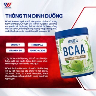 BCAA Amino Hydrate Applied Nutrition chính hãng