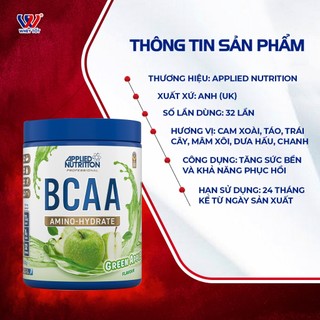 BCAA Amino Hydrate Applied Nutrition chính hãng