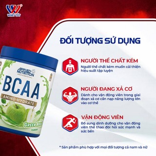 BCAA Amino Hydrate Applied Nutrition chính hãng