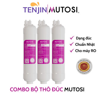 Combo 3 Lõi Lọc Nước Mutosi Đúc Dùng Cho Máy Lọc Nước RO Giúp Loại Bỏ Các Tạp Chất Cặn Bẩn Và Chất Gây Mùi...