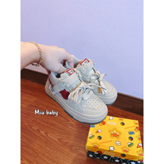 (form to) Giày QC 2 màu full box quai dán tiện lợi cho bé trai bé gái