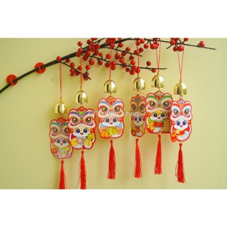 [HCM] SET 6 cái /10 cái DÂY TREO TẾT CHỮ VIỆT / HÌNH LÂN 2 MẶT/ Bộ chuông+ TRANG TRÍ TẾT TREO CÂY MAI, Đào Đông may mắn