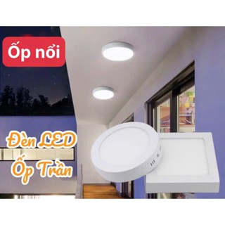 Đèn Ốp Nổi Trần Siêu Sáng 24W 18W 12W Vuông - Tròn BH 1 NĂM