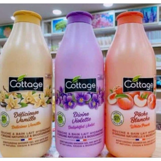 Sữa tắm Cottage dạng gel chính hãng Pháp [Chai 750 ml-Đủ mùi] | LinhBi Shop