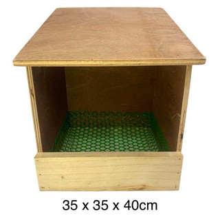 Ổ gà đẻ vách gỗ sàn lưới, dạng treo, tự lắp ghép