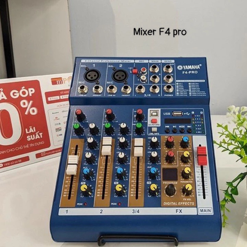 Bộ chỉnh âm thanh Mixer F4 pro