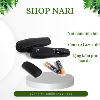 Bút laze logitech R400 thuyết trình chiếu slide điều khiển từ xa 2.4Ghz