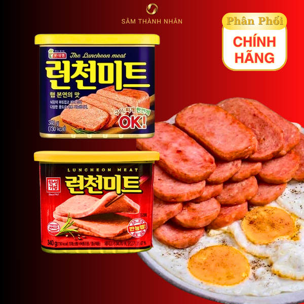 Thịt Hộp Lotte The Lunchoen Meat Hàn Quốc 340g