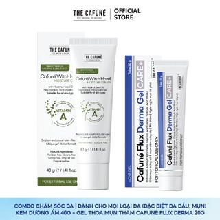  Combo Gel Chấm Mụn Cafuné Flux Kem Dưỡng Ẩm The Cafuné Dành Cho Da Mụn 120gram Skincare Chăm Sóc Da 