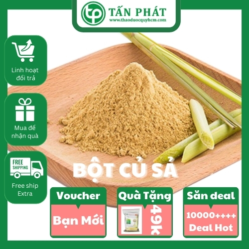 [Túi lớn 500gram] Bột sả nguyên chất - TaPhaCo - Chuyên dùng để làm tăng hương vị cho các món ăn