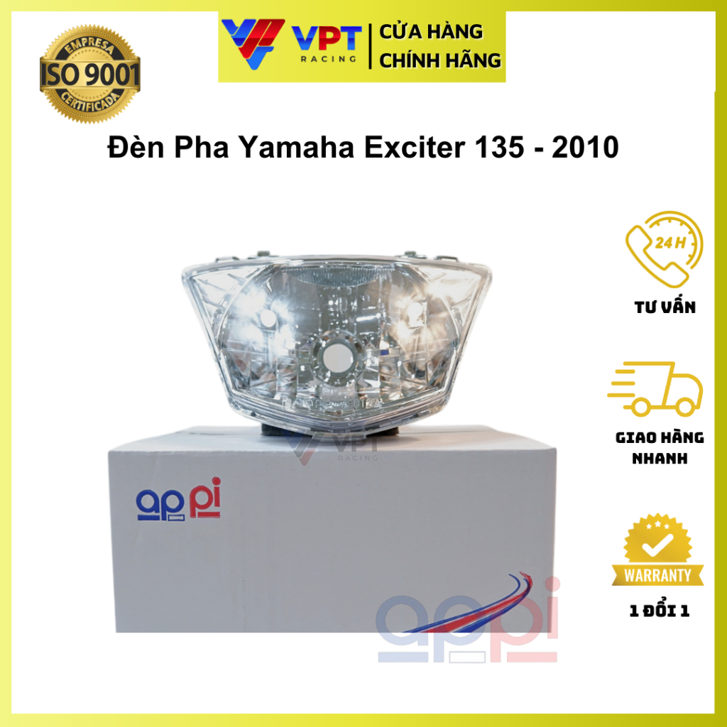 Pha đèn chóa trước Yamaha Ex135 ex nhỏ 2010 Exciter 135 Lc135 2010 chính hãng appi Malaysia
