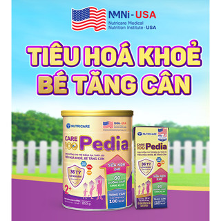 Sữa bột Care 100 Pedia 850g từ 1 tuổi (mẫu mới của Care 100 Gold)