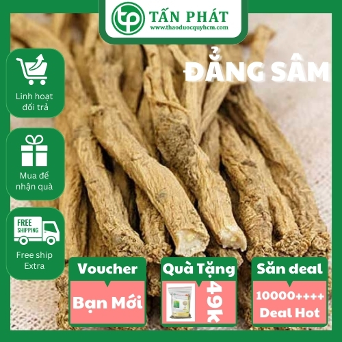 [Hàng Công Ty] - Đắng sâm (lộ đẳng sâm) sấy khô - tấn phát - túi lớn 500gram