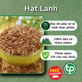 [Túi lớn 500gram] Hạt lanh sấy khô - Thơm ngon bổ dưỡng - chuyên dùng để an kiêng