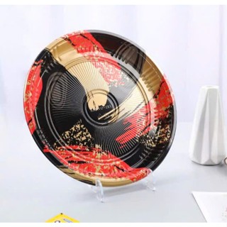 25 CÁI Khay nhựa TRÒN take away ĐK 28CM đựng sushi, sashimi, kimbap, bánh, hải sản... có Chứng nhận An toàn VSTP