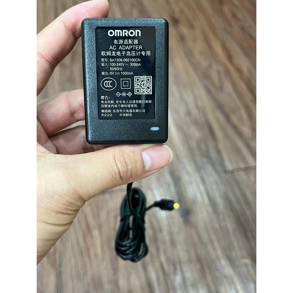 DC 6V 1000ma chân 4.0*1.7mm Adapter nguồn omron (6v1a)