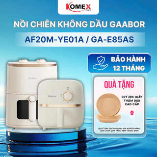 Nồi Chiên Không Dầu Mini GAABOR AF20M-YE01A Dung Tích 2L Công Suất 900W,Chống Dính,Ngắt Điện Tự Động