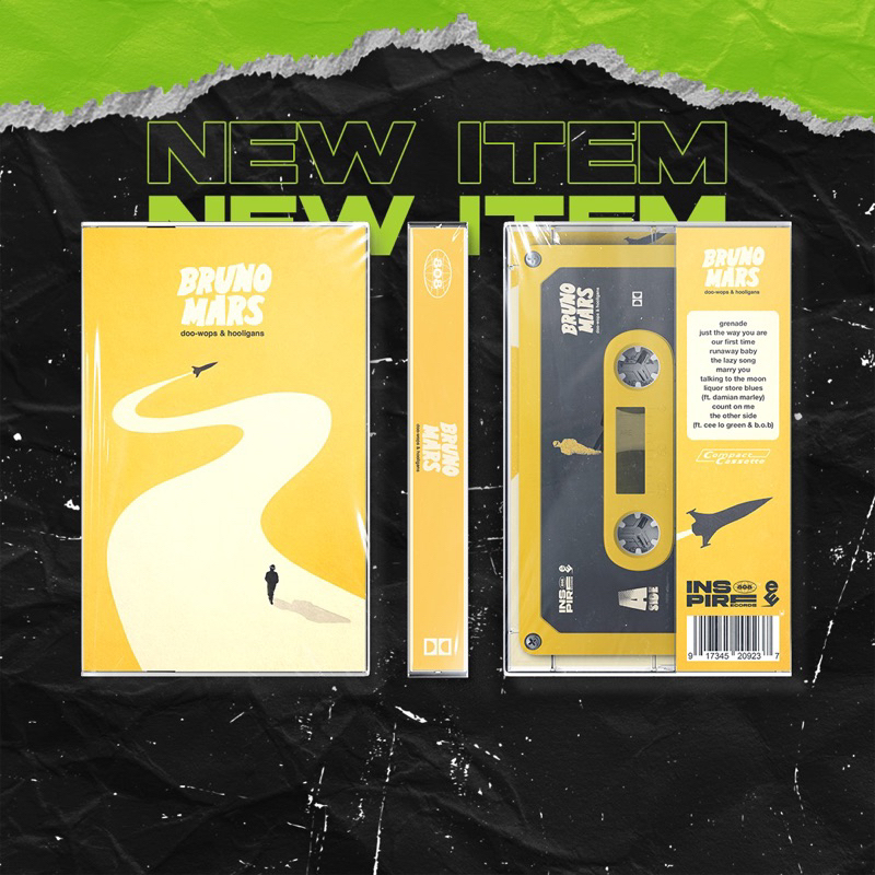 Băng Cassette Doo - wops & Hooligans - Bruno Mars - [Custom Cassette Tape]