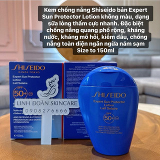 Kem chống nắng Shiseido 150ml cho mặt và body