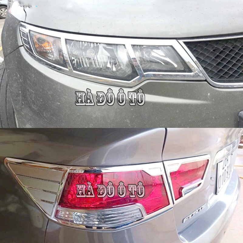 Ốp Viền Đèn Pha Hậu Forte - Ốp Bảo Vệ Viền Đèn Pha Hậu Kia Forte