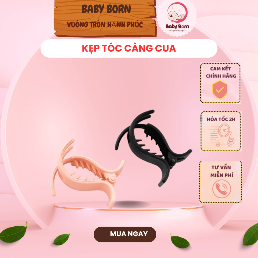 Kẹp tóc càng cua cho Mẹ