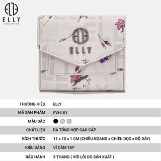 [Quà tặng giáo viên cao cấp sang trọng] VÍ DA NỮ THỜI TRANG CAO CẤP ELLY – EVH101
