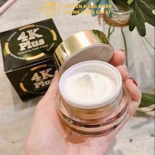 Kem Dưỡng Da 4K PLUS Whitening Night Cream 20g Thái Lan Dưỡng Da Trắng Sáng, Mềm Mịn Da - Hinohouse