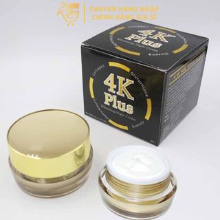 Kem Dưỡng Da 4K PLUS Whitening Night Cream 20g Thái Lan Dưỡng Da Trắng Sáng, Mềm Mịn Da - Hinohouse