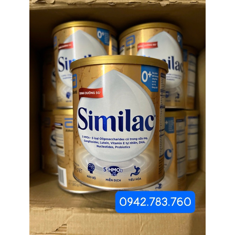 Sữa Similac 5G số 0+ 380g (0-12 tháng) - Date mới nhất
