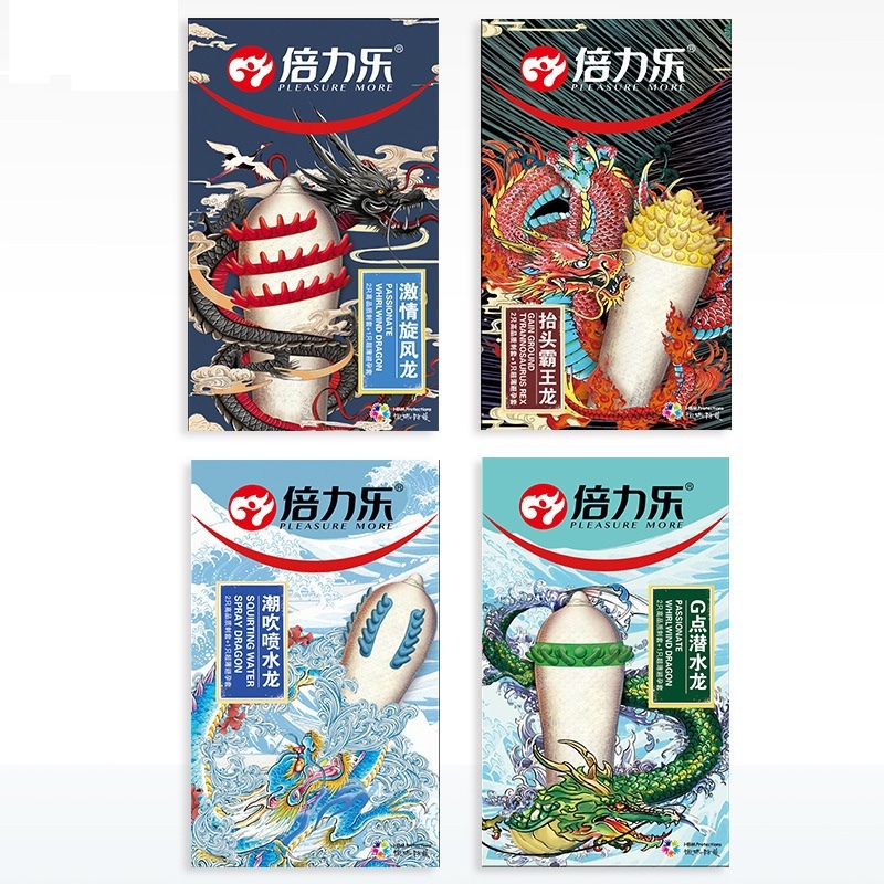 Bao cao su Gai Bi Tăng Cảm Giác HBM - Hộp 2 Gai +1 Siêu mỏng