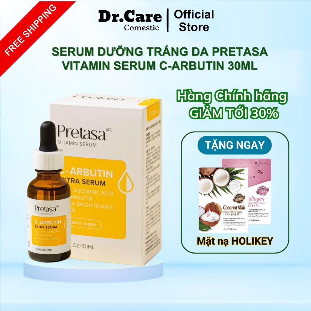 Serum dưỡng trắng da Pretasa Vitamin Serum C-ARBUTIN 30ml