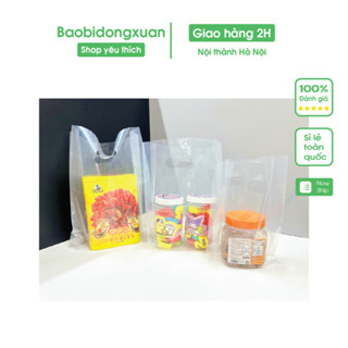 0,5KG Túi Nilong Trong Suốt PE, túi Đựng Hàng Cho Shop gói hàng HD, Túi Trong suốt đựng mỹ phẩm hột xoài, đựng son cute