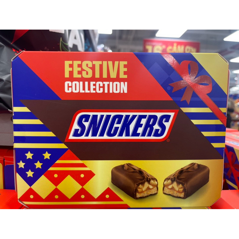 Kẹo Chocolate Snickers 153g (51G x 3 Thanh)